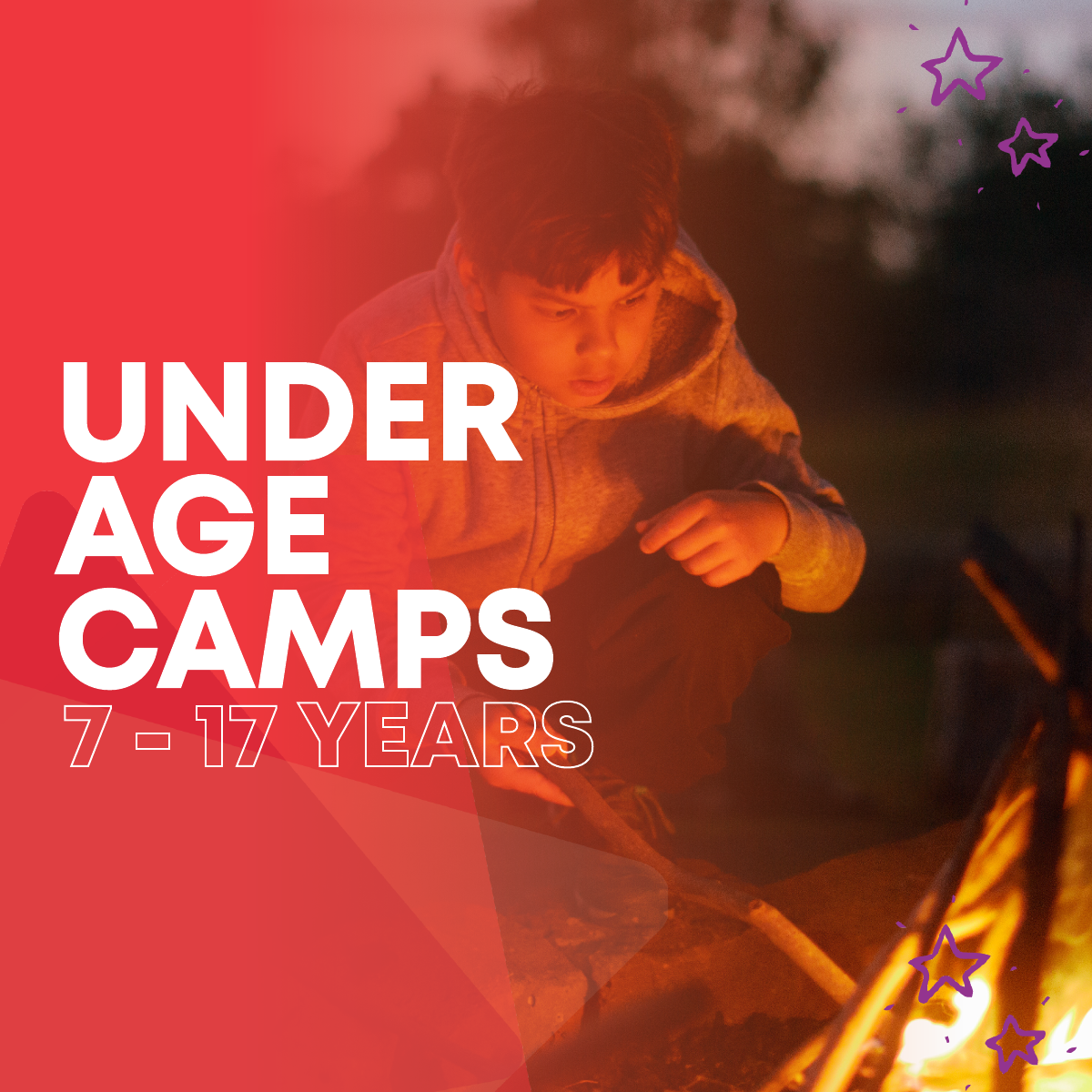 Under age camps 7 - 17 years