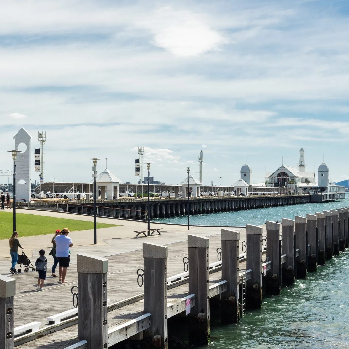 Geelong pier on a sunny day